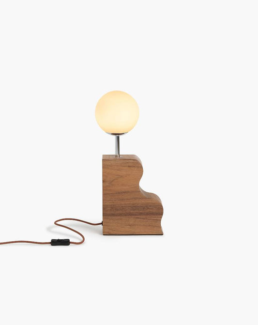 Tobogã Lamp - Small Walnut
